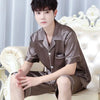 Men’s Summer Ice Silk Pajama Set