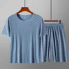 Men’s Summer Ice Silk Pajama Set
