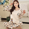 Women’s Autumn Bear & Cat Pajama Set