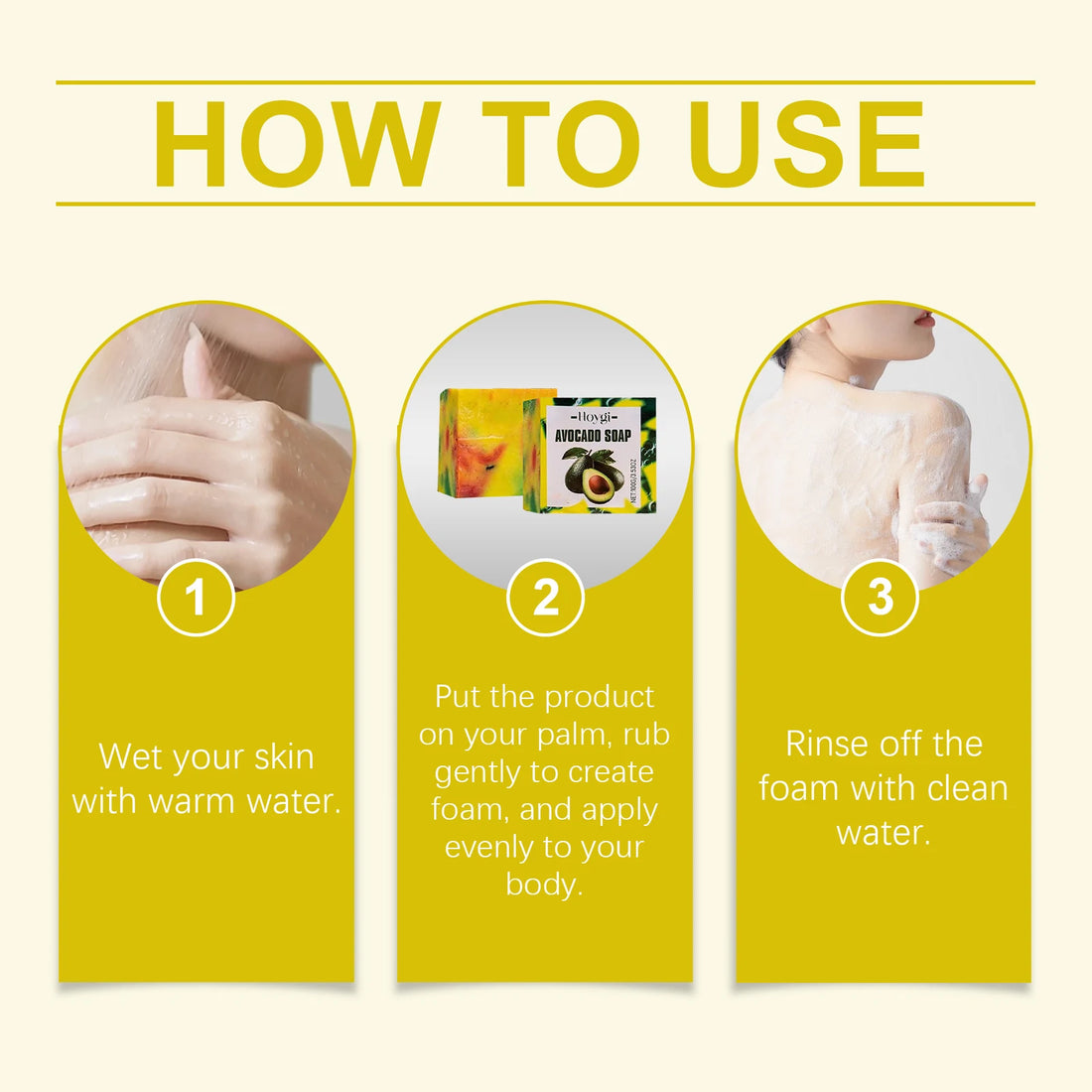 Hoygi Avocado Moisturizing Bath Soap – 100g