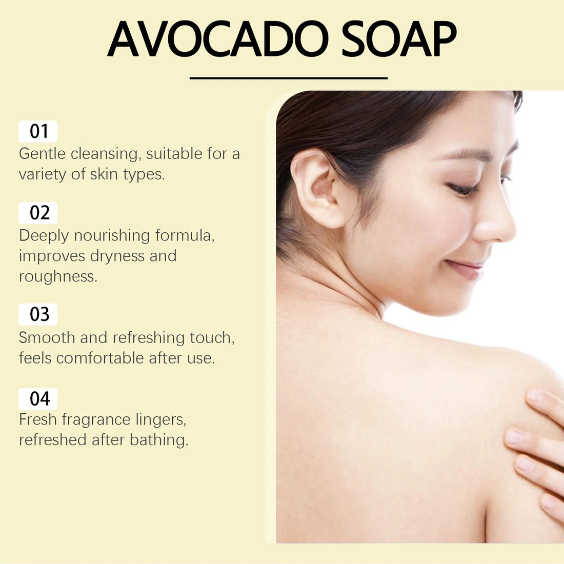 Hoygi Avocado Moisturizing Bath Soap – 100g
