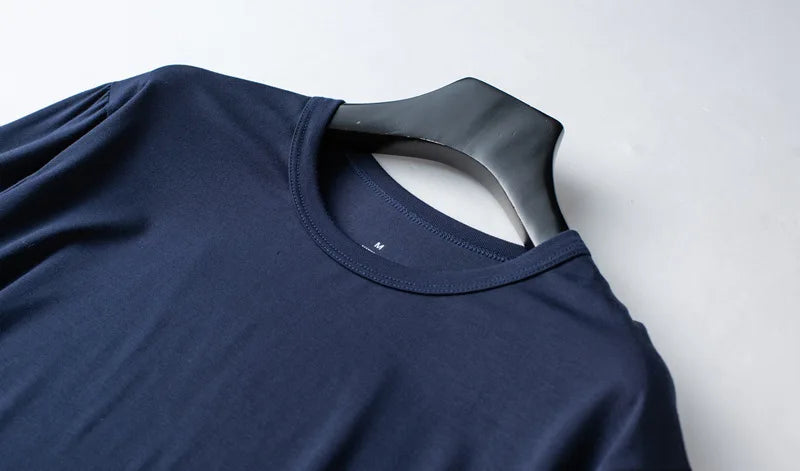 Men’s Modal Short-Sleeve Pajama Set