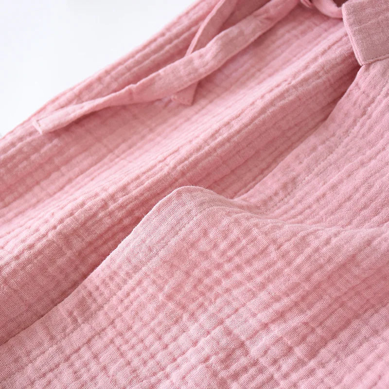 2025 Japanese Cotton Kimono Pajama Set