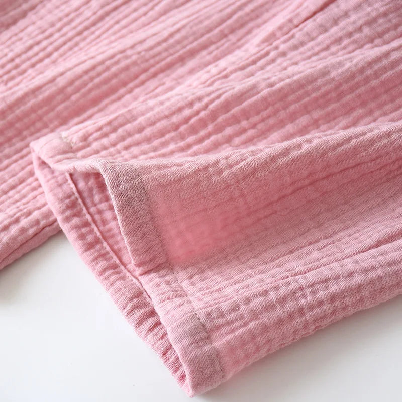 2025 Japanese Cotton Kimono Pajama Set