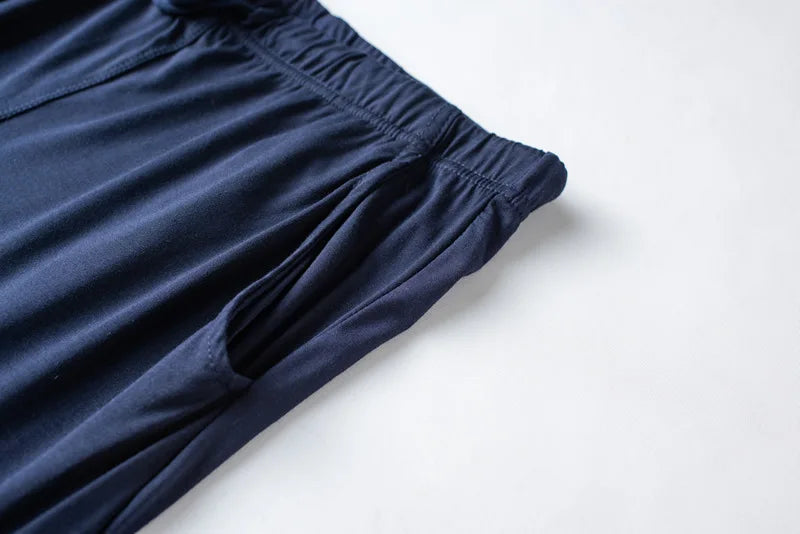 Men’s Modal Short-Sleeve Pajama Set