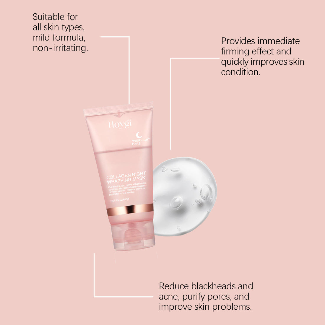 Collagen Overnight Peel-Off Night Mask Set