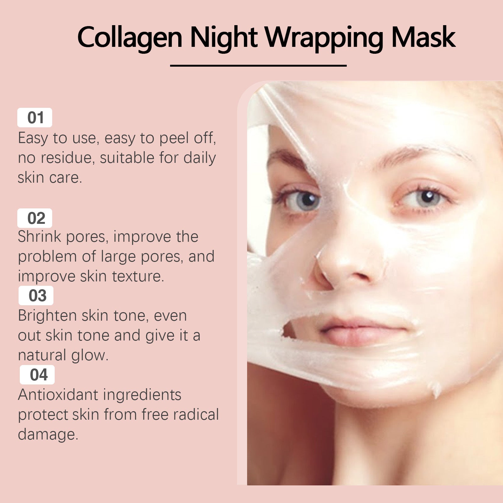 Collagen Overnight Peel-Off Night Mask Set