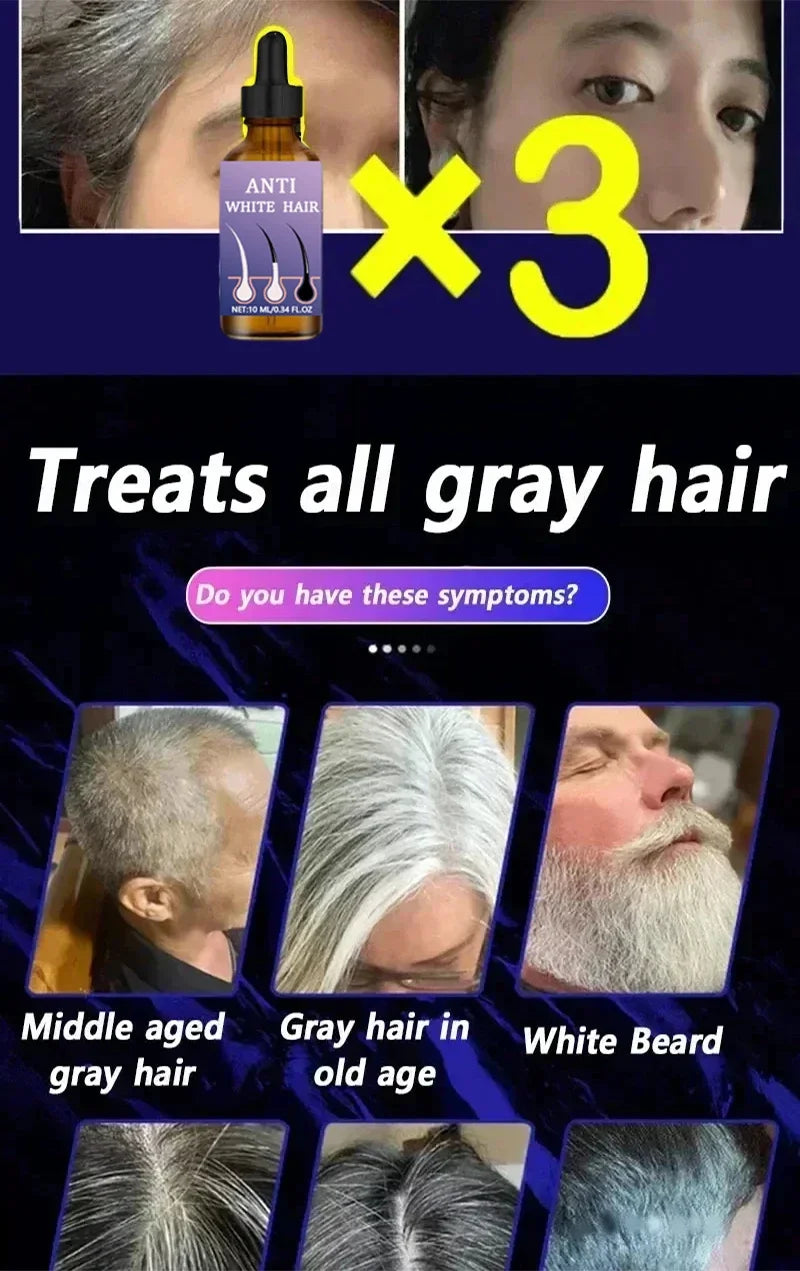 White Hair Killer – Gray Hair Restorer 2025