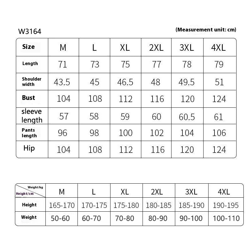 Men’s Cotton Plaid Pajama Set – Autumn/Winter