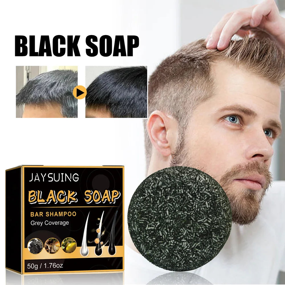 Polygonum Multiflorum Black & White Hair Soap Set