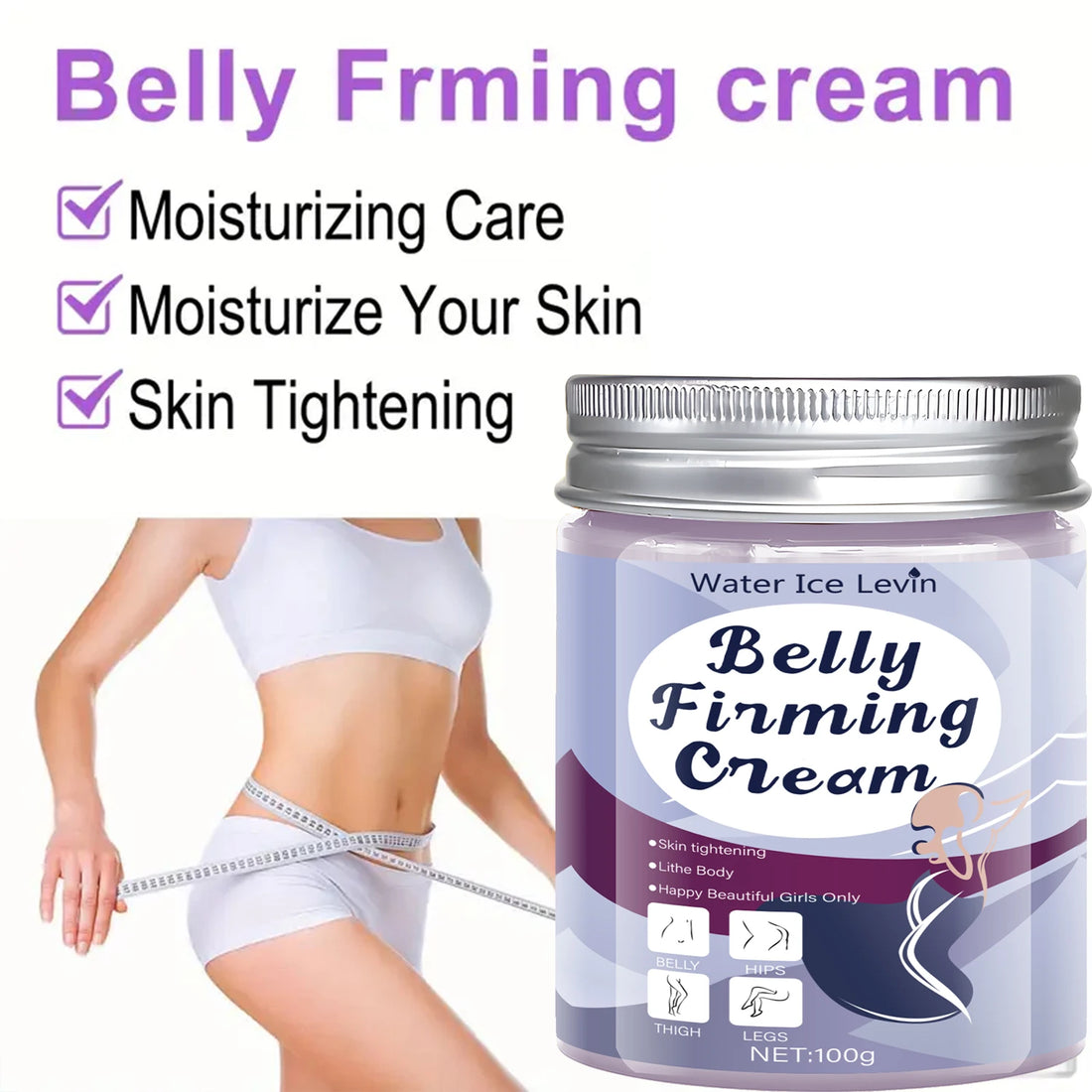 Abdominal & Body Firming Cream with Jojoba Oil