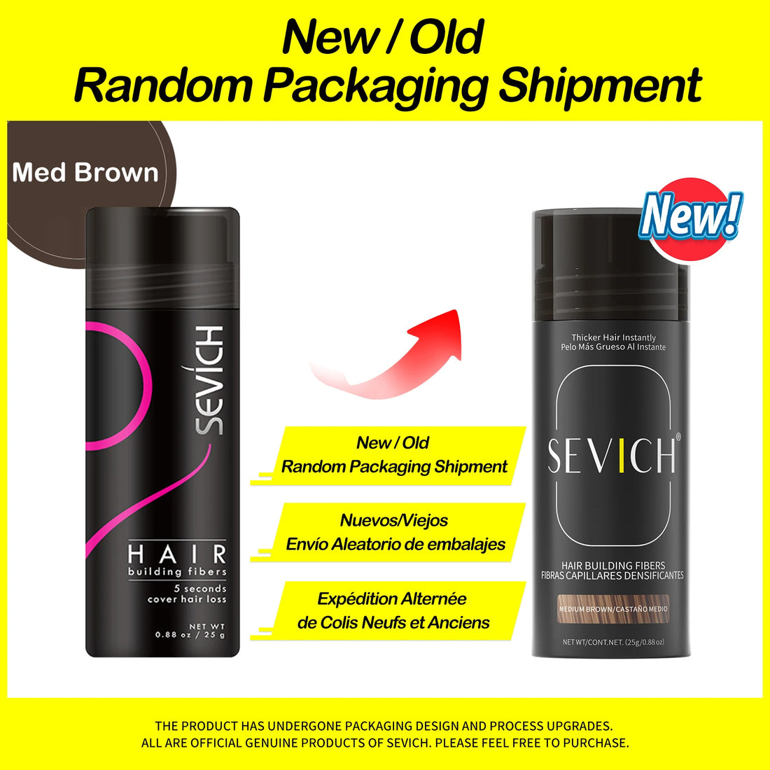 Sevich Hair Building Fibers – 25g