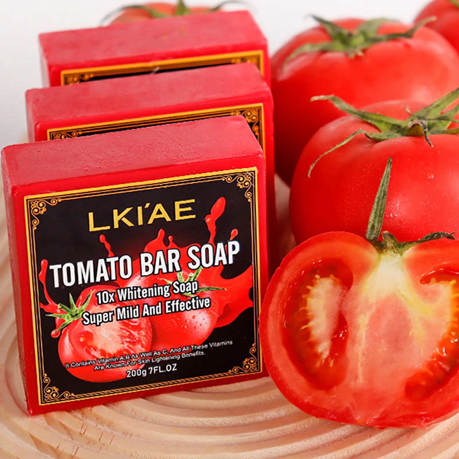 LKIAE Tomato Scented Natural Bar Soap – 200g