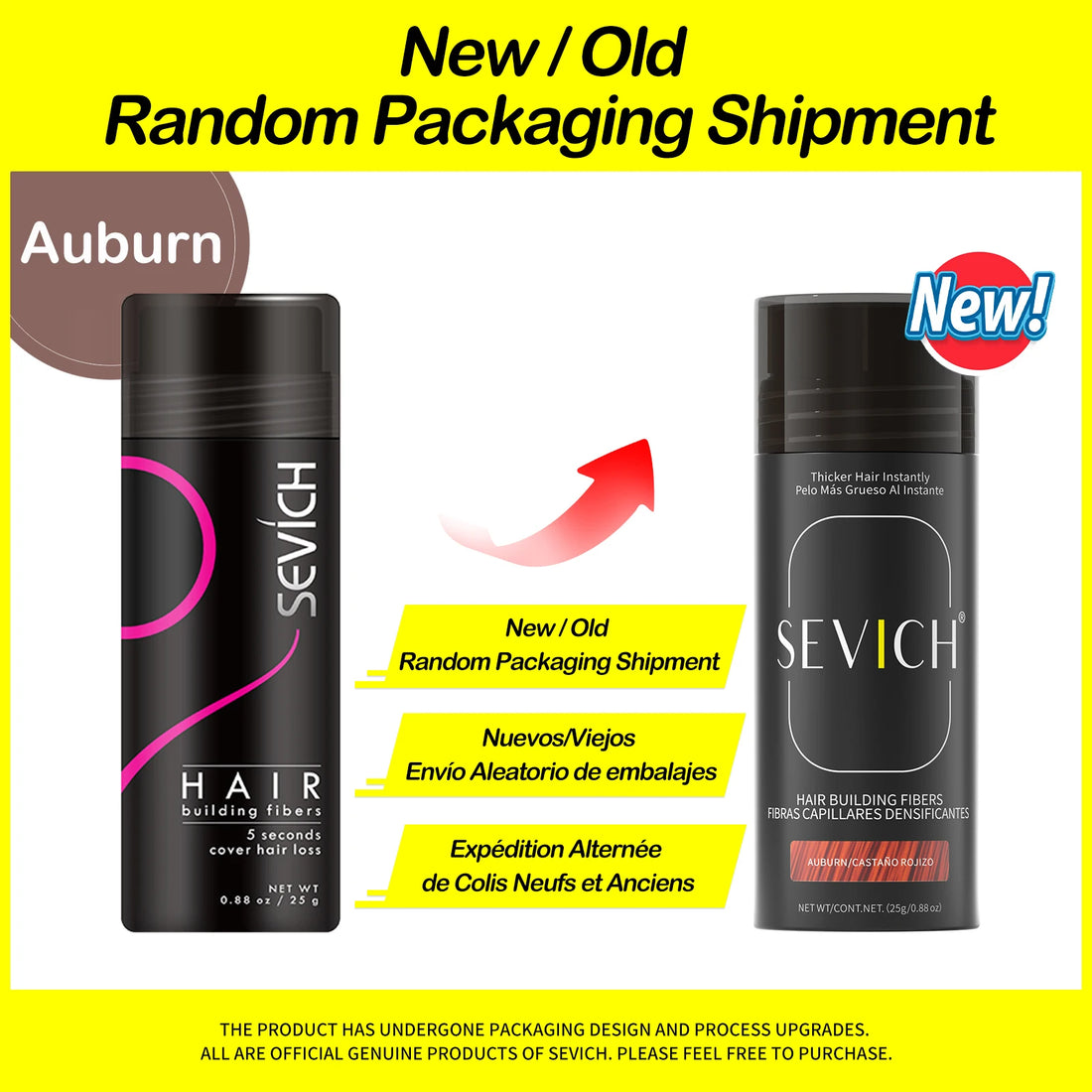 Sevich Hair Building Fibers – 25g