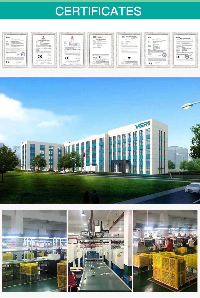 VGR V-030 Professional Cordless Hair Clipper