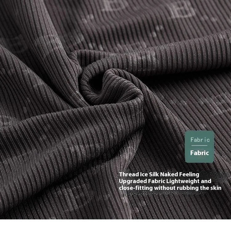 Men’s Summer Ice Silk Pajama Set