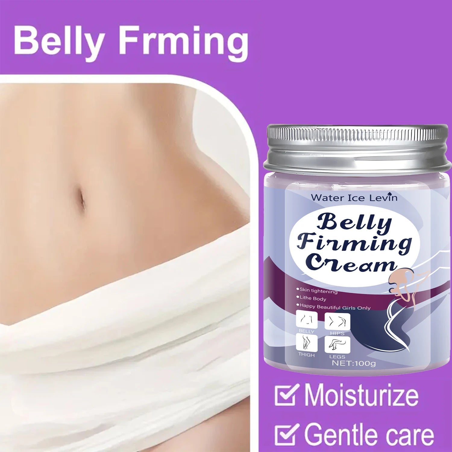 Abdominal & Body Firming Cream with Jojoba Oil