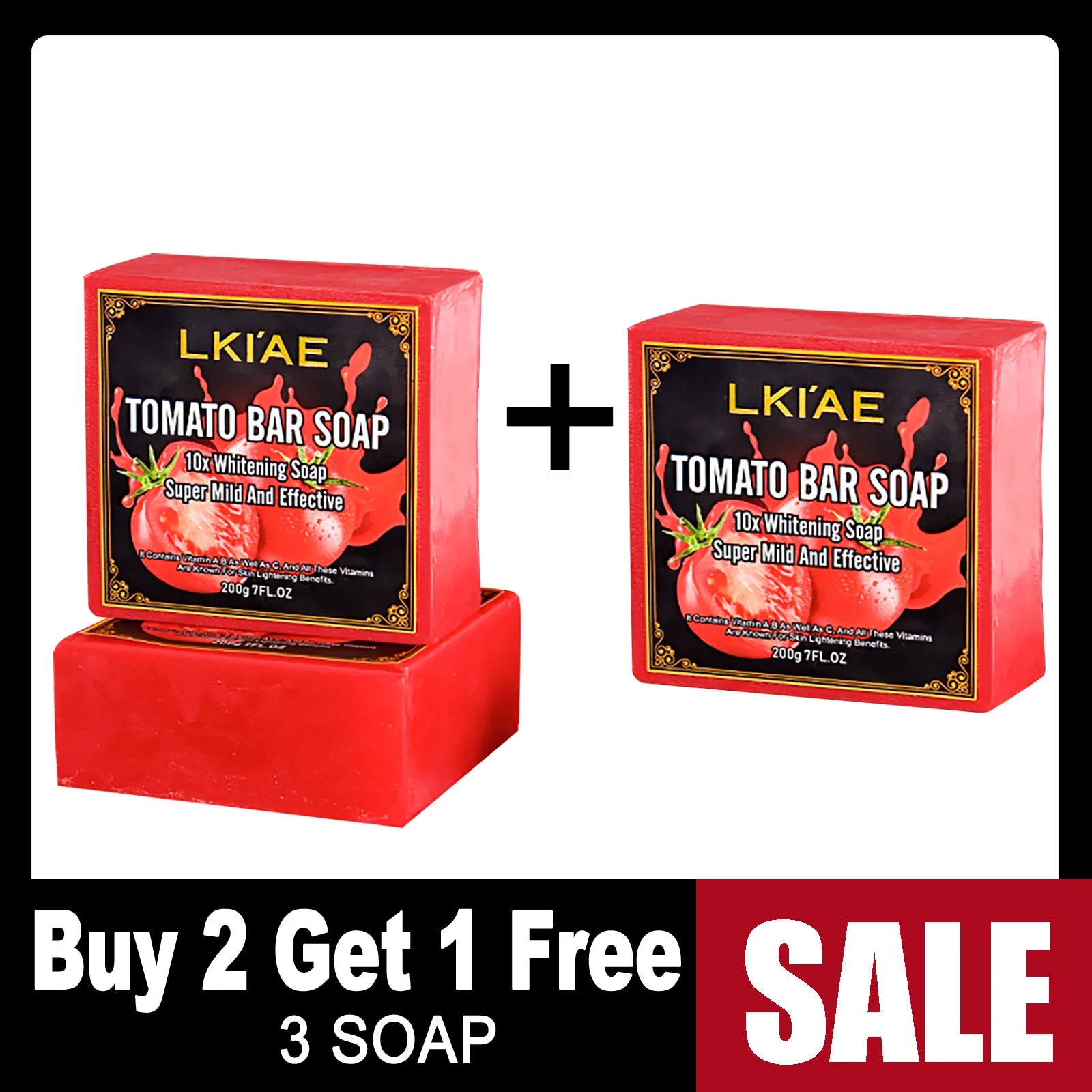 LKIAE Tomato Scented Natural Bar Soap – 200g