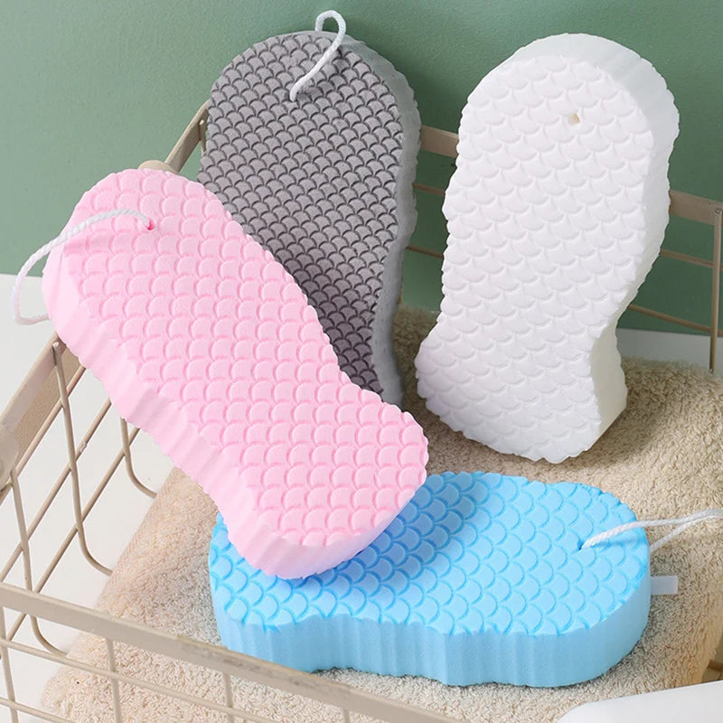 Soft Bath Sponge & Body Scrub Brush