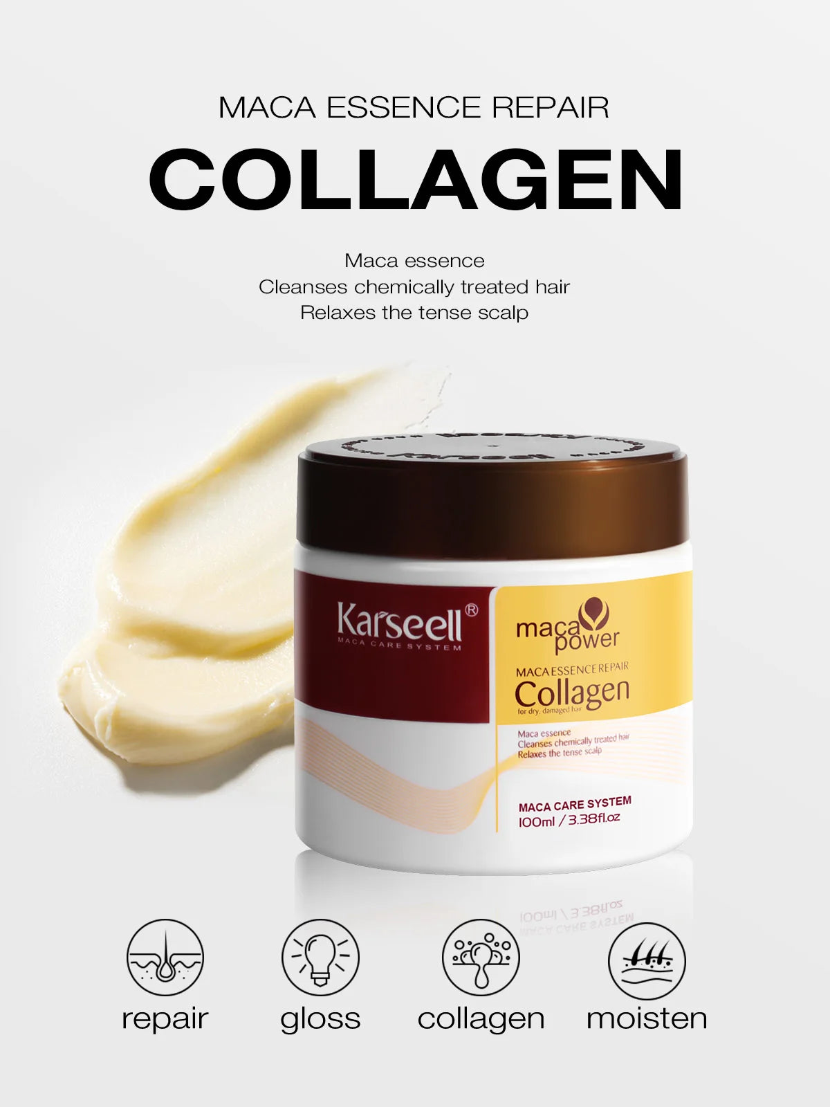 Karseell Collagen Hair Mask + Argan Oil Serum