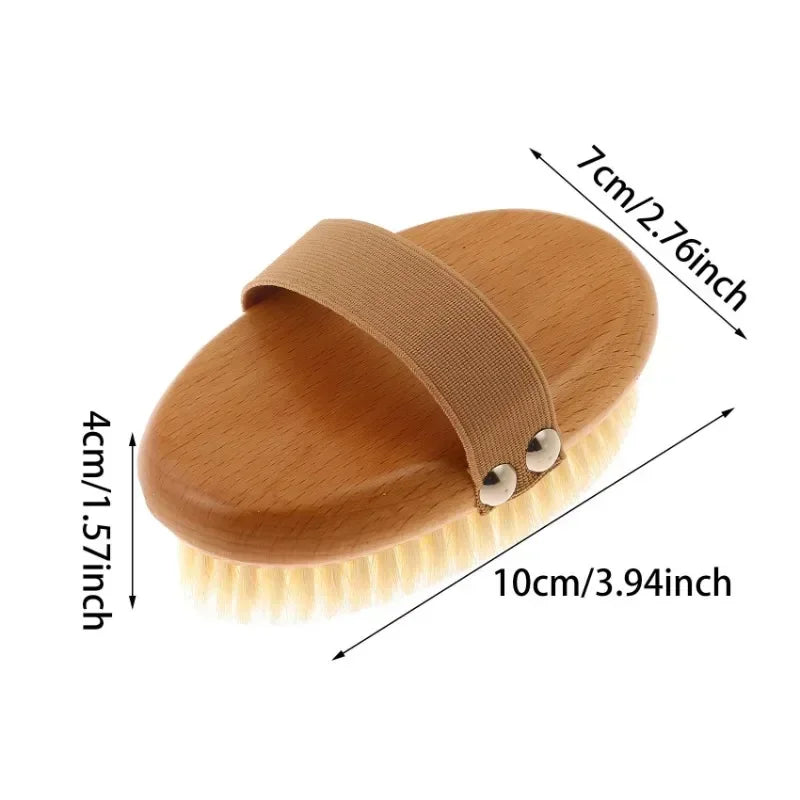 SPA Wooden Boar Bristle Body Brush