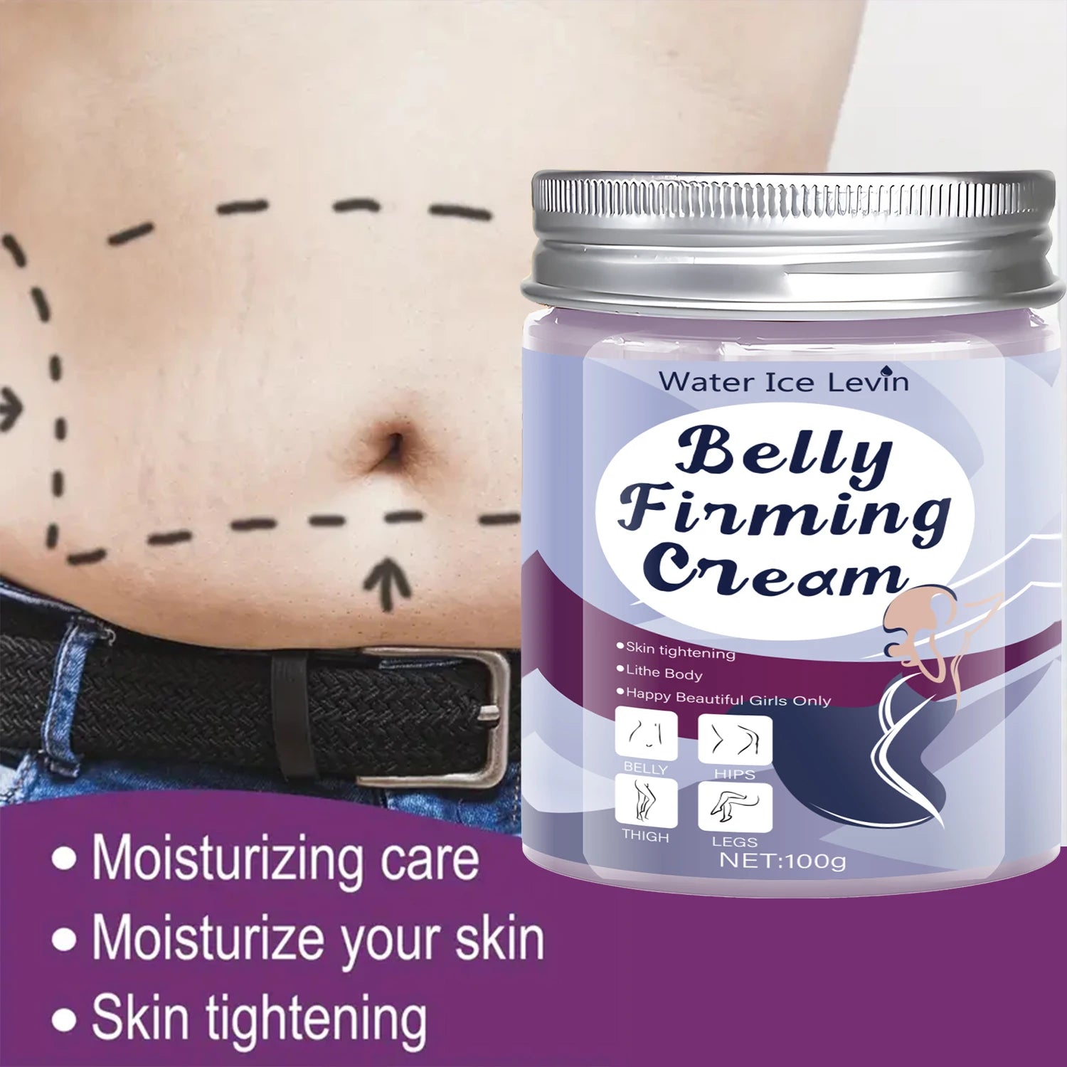 Abdominal & Body Firming Cream with Jojoba Oil