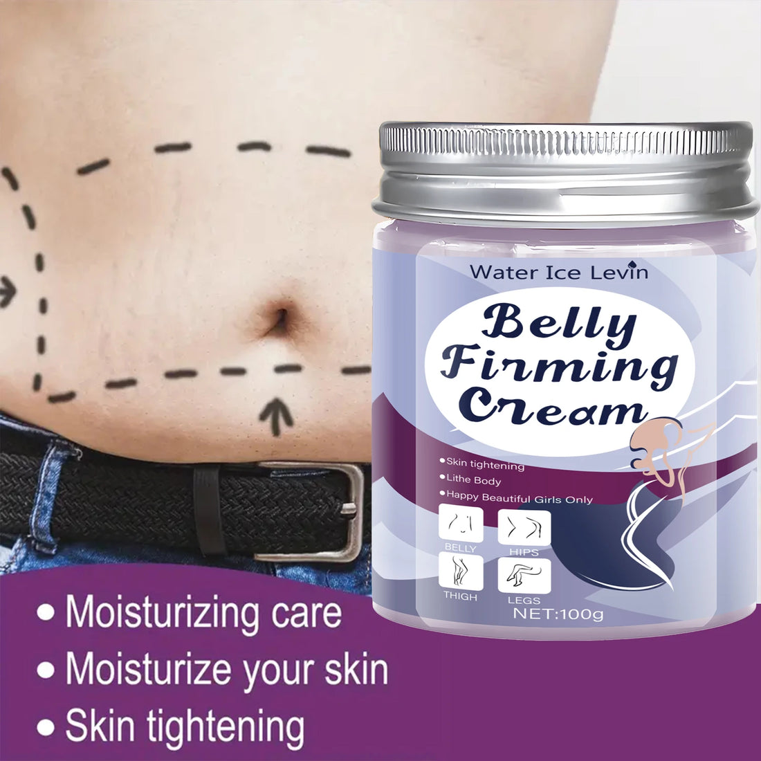 Abdominal & Body Firming Cream with Jojoba Oil