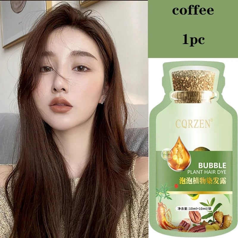 Herbal Hair Dye Shampoo – Gray & White Coverage