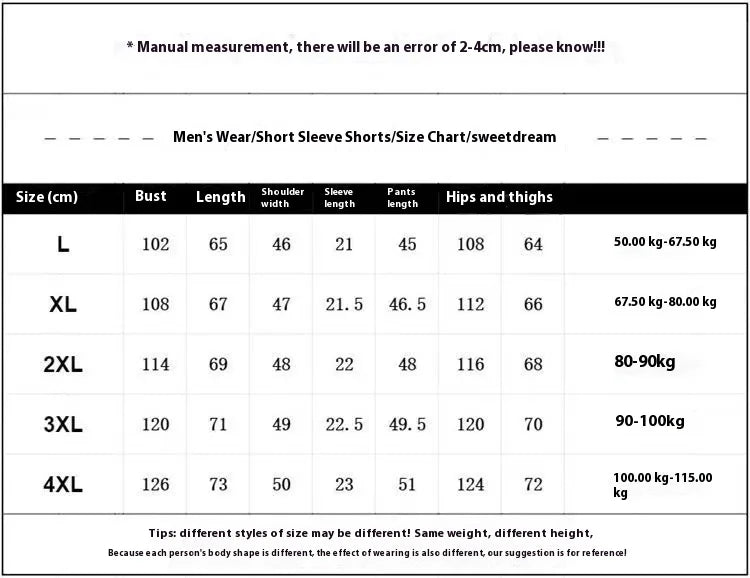 Men’s 2-Piece Striped Bear Sleepwear Set