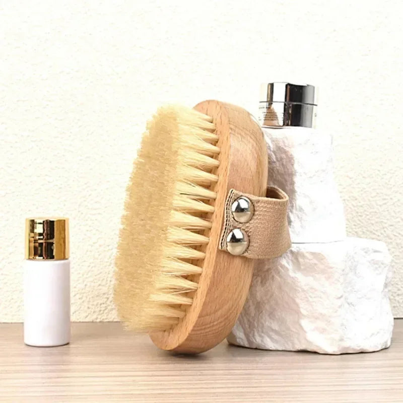 SPA Wooden Boar Bristle Body Brush