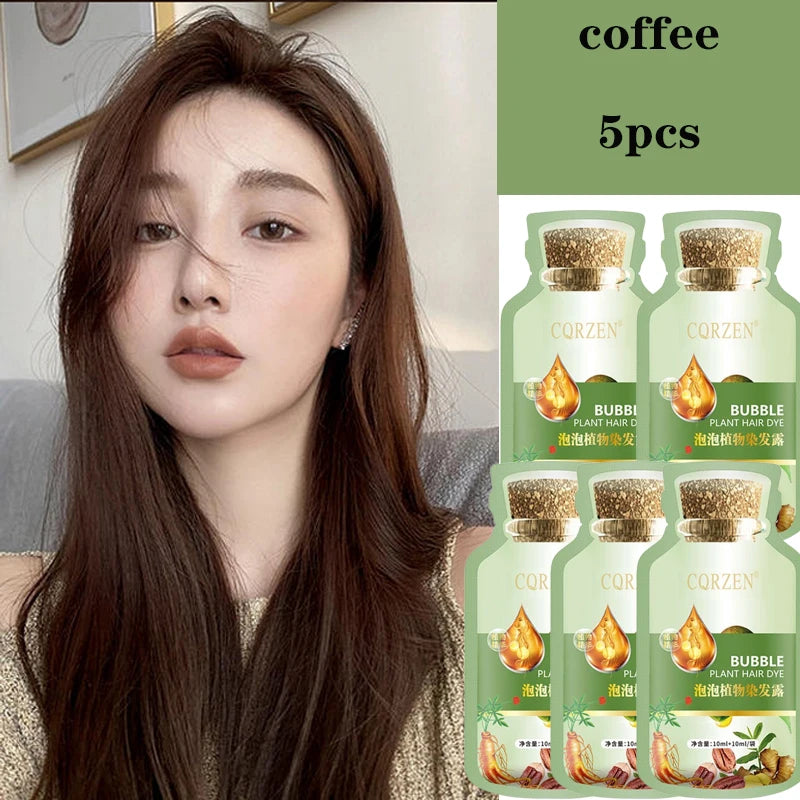 Herbal Hair Dye Shampoo – Gray & White Coverage