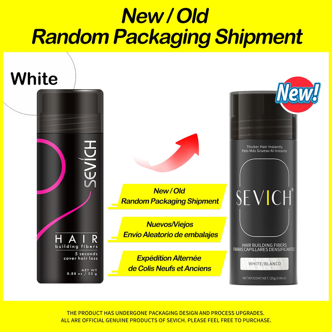 Sevich Hair Building Fibers – 25g