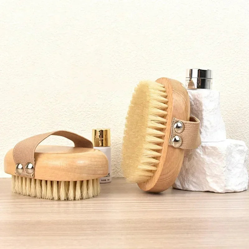 SPA Wooden Boar Bristle Body Brush