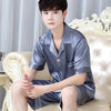 Men’s Summer Ice Silk Pajama Set