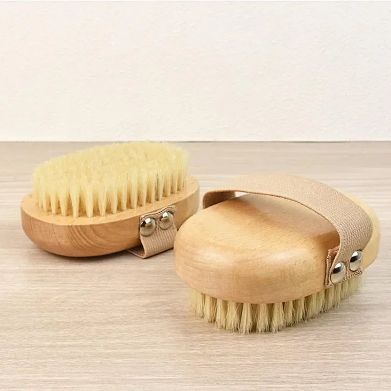 SPA Wooden Boar Bristle Body Brush
