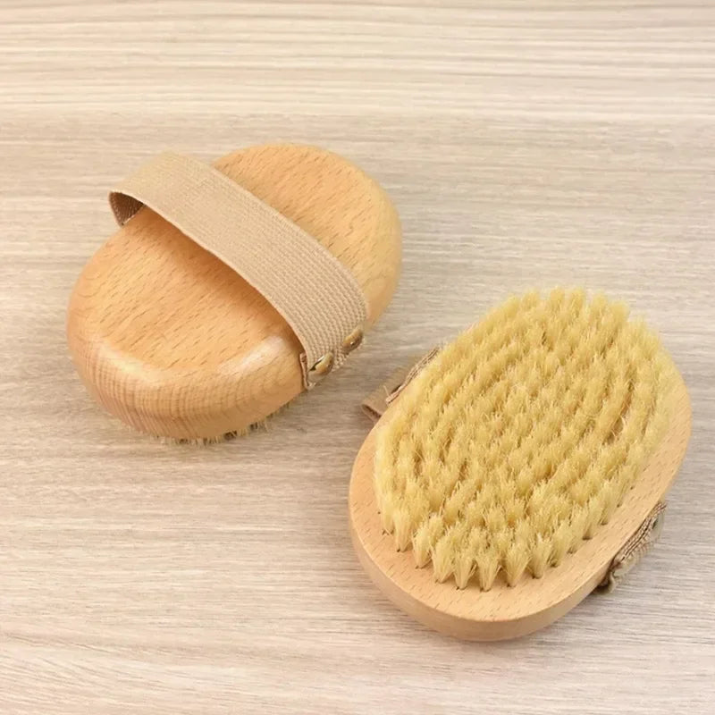 SPA Wooden Boar Bristle Body Brush