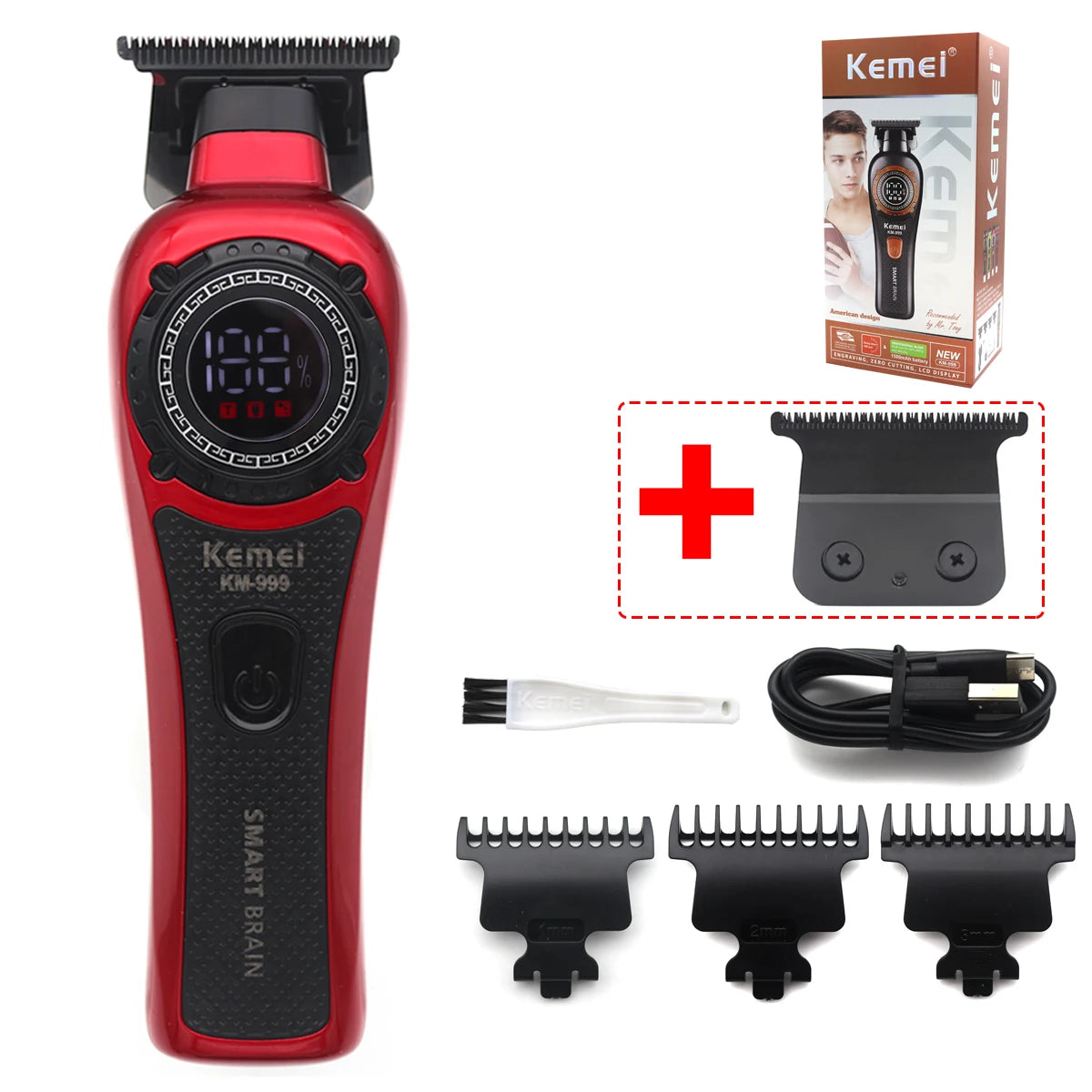 Kemei KM-999 Professional Hair Trimmer