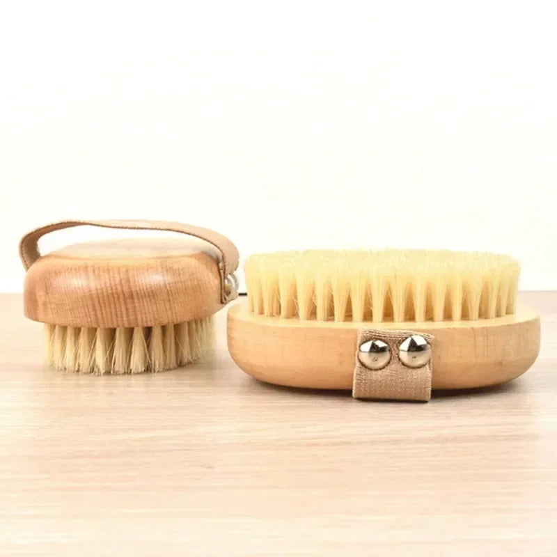 SPA Wooden Boar Bristle Body Brush