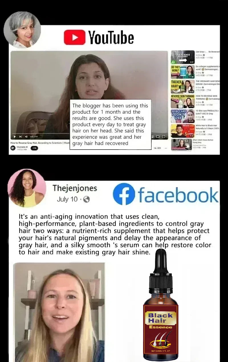 White Hair Killer – Gray Hair Restorer 2025