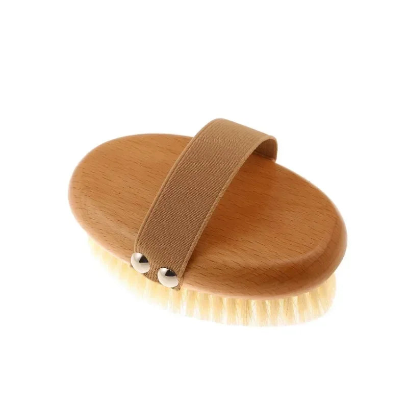 SPA Wooden Boar Bristle Body Brush