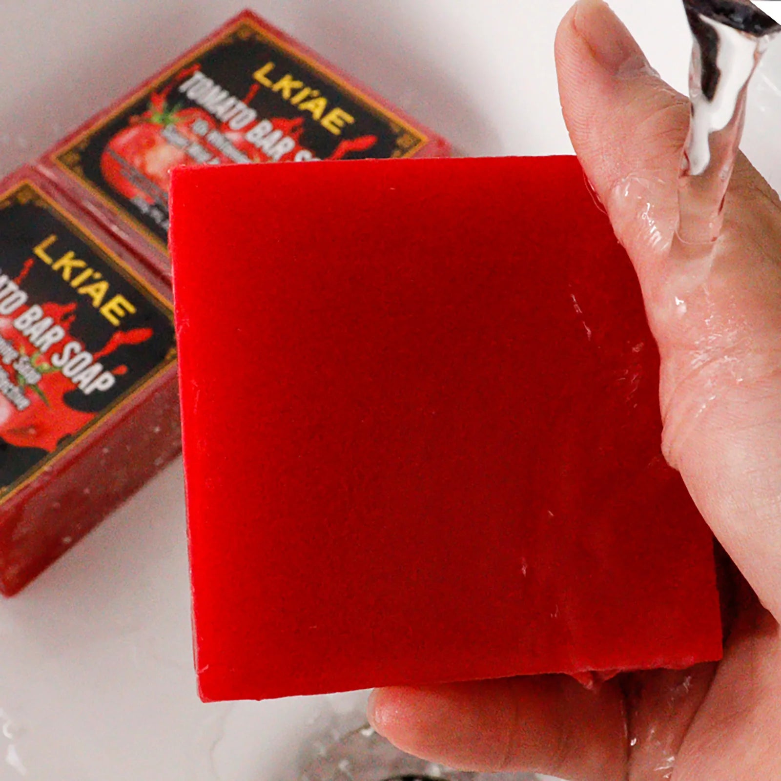 LKIAE Tomato Scented Natural Bar Soap – 200g
