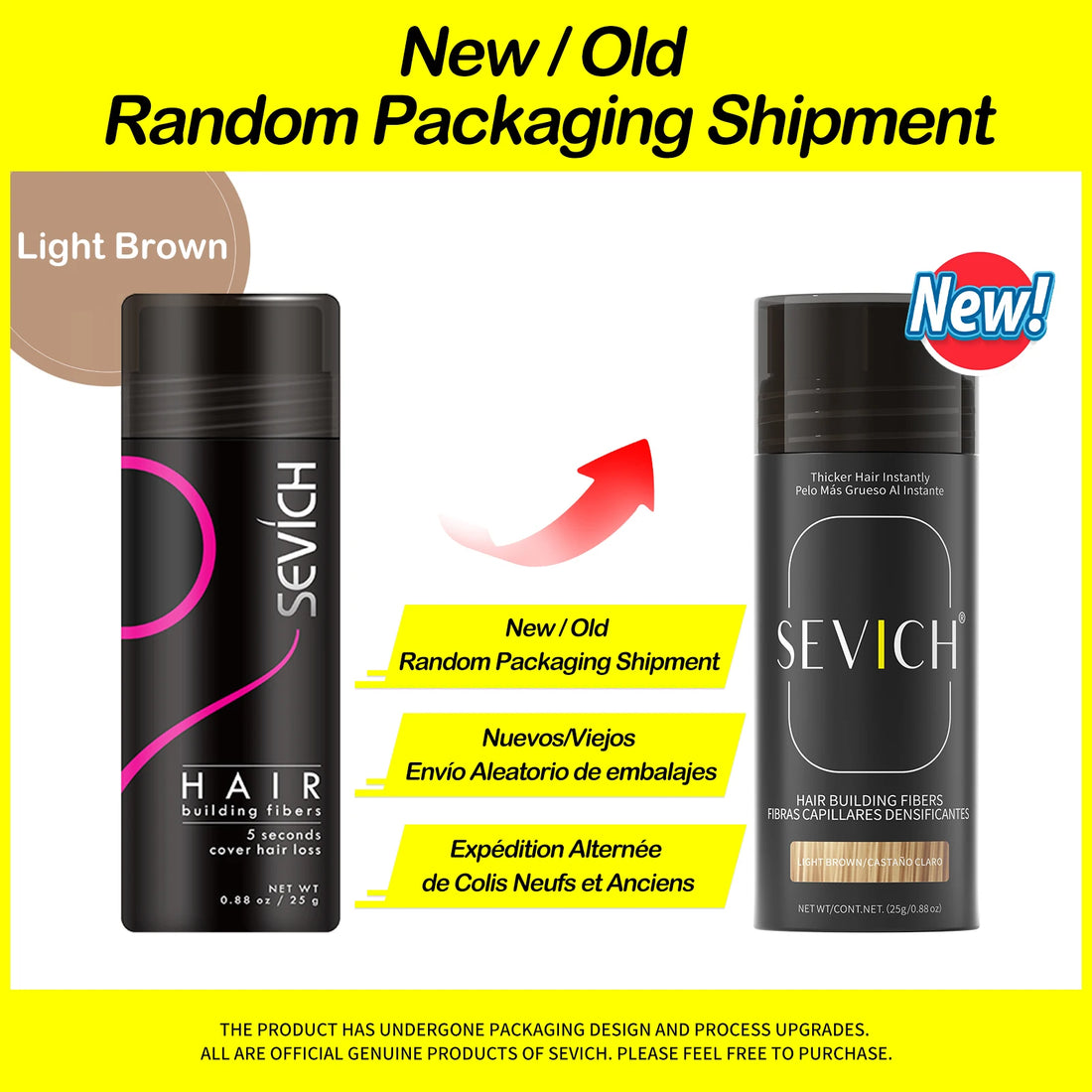 Sevich Hair Building Fibers – 25g