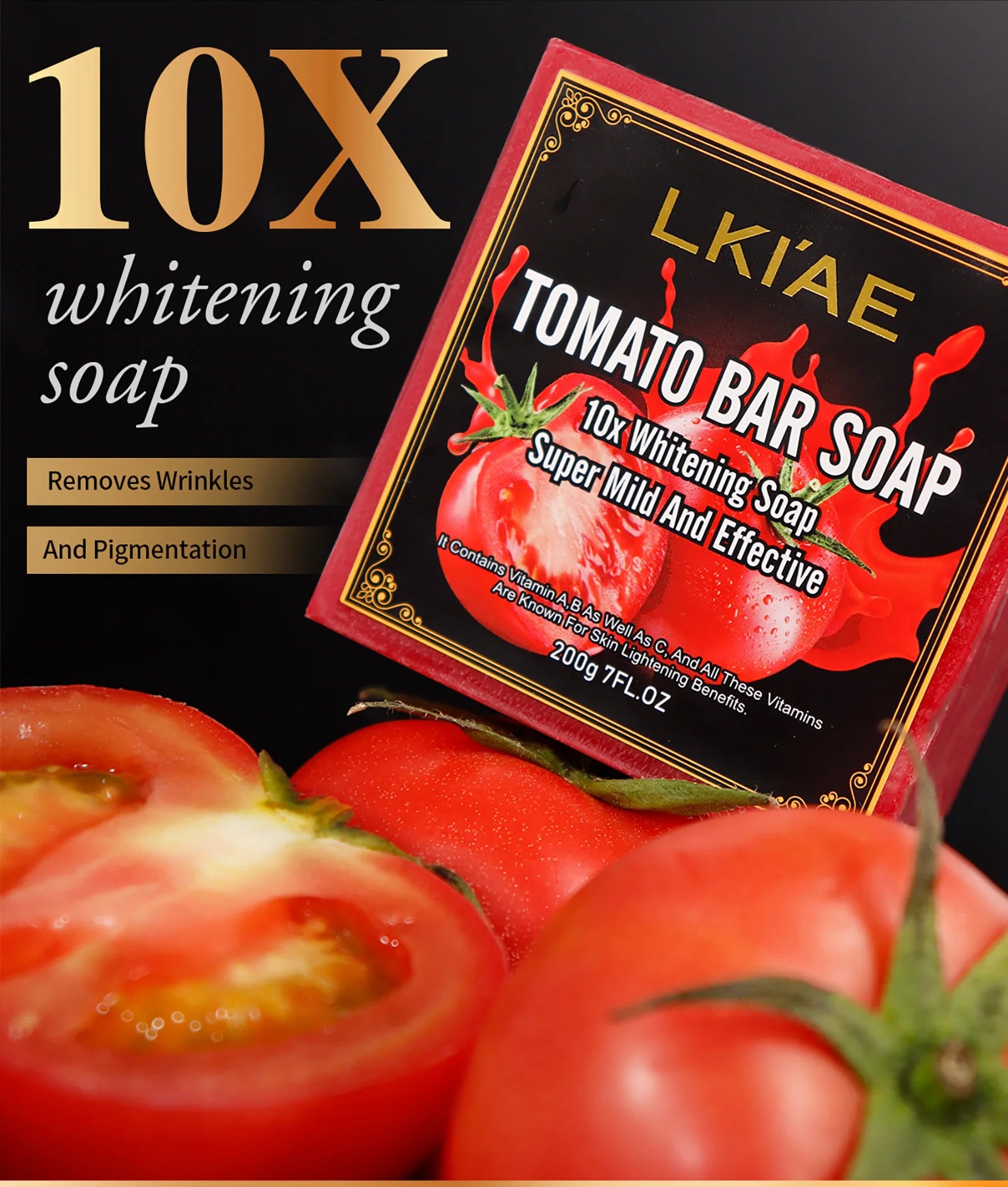 LKIAE Tomato Scented Natural Bar Soap – 200g