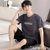 Men’s 2-Piece Striped Bear Sleepwear Set