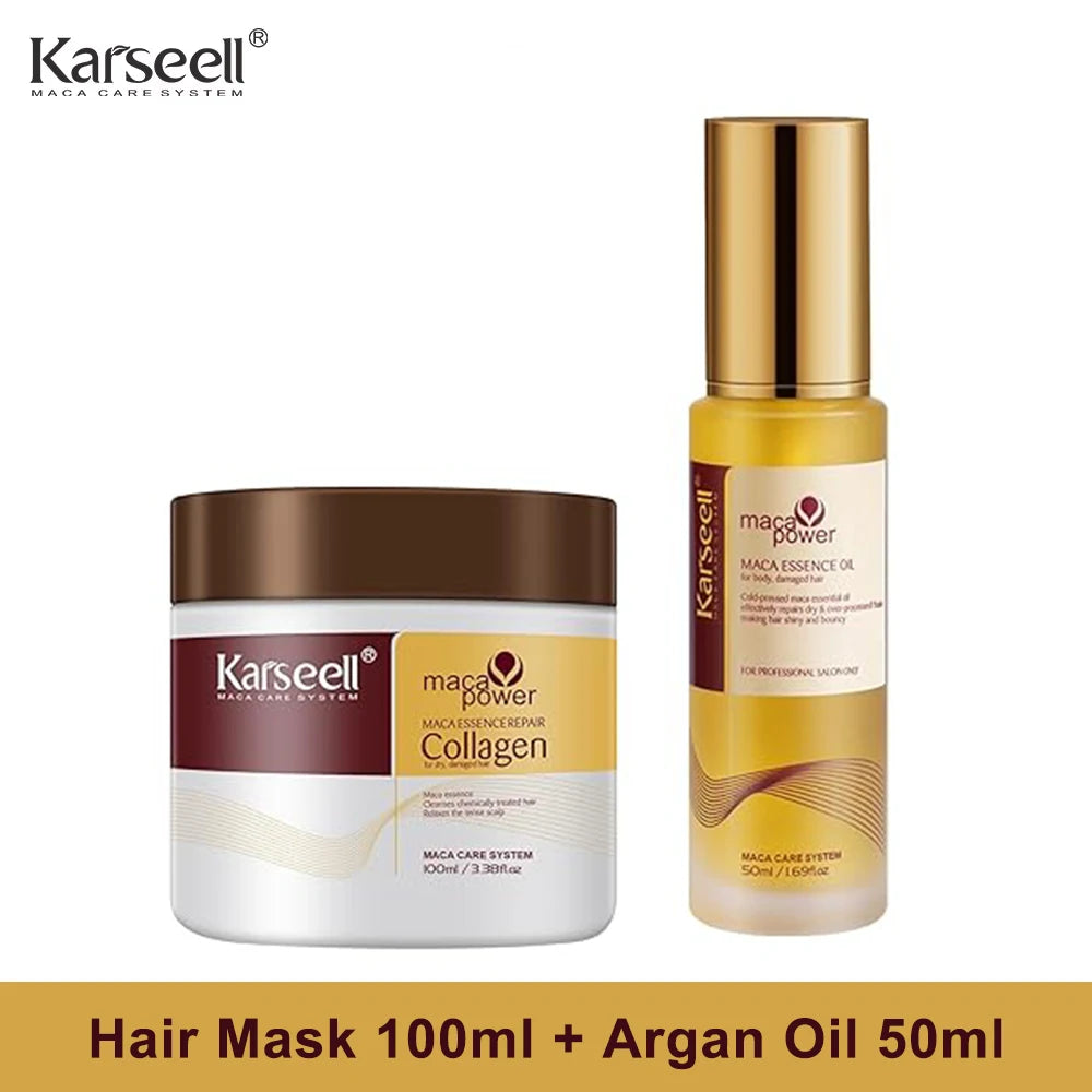 Karseell Collagen Hair Mask + Argan Oil Serum