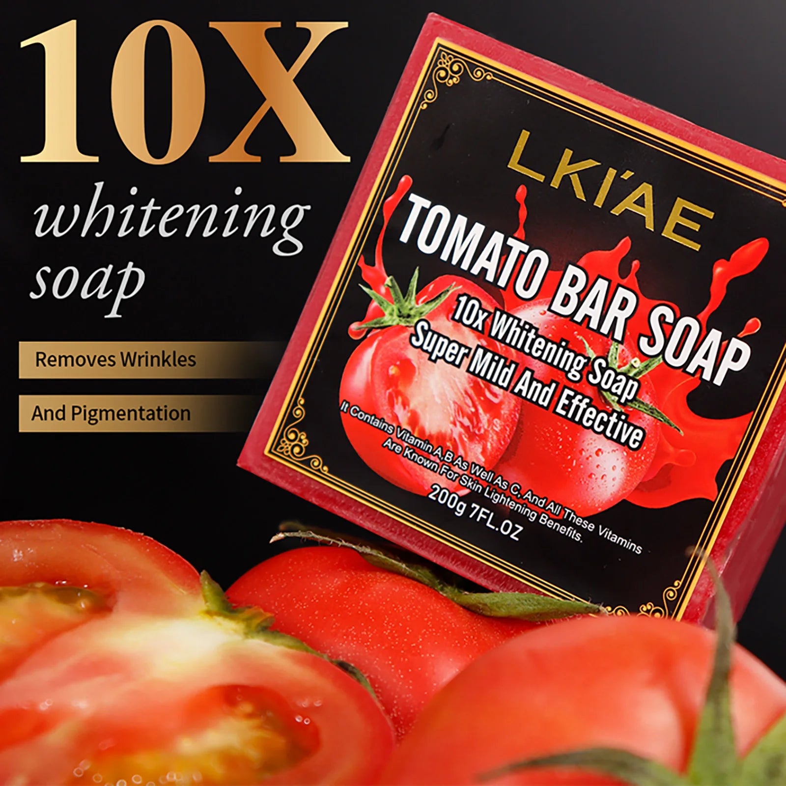LKIAE Tomato Scented Natural Bar Soap – 200g