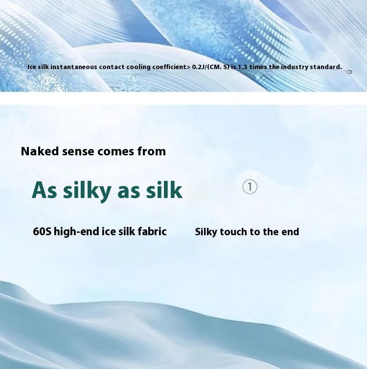 Men’s Summer Ice Silk Pajama Set