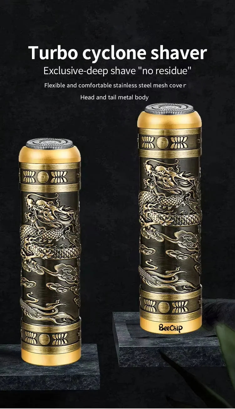 Dragon Head Mini USB Shaver for Men