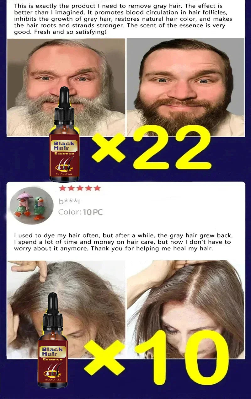 White Hair Killer – Gray Hair Restorer 2025