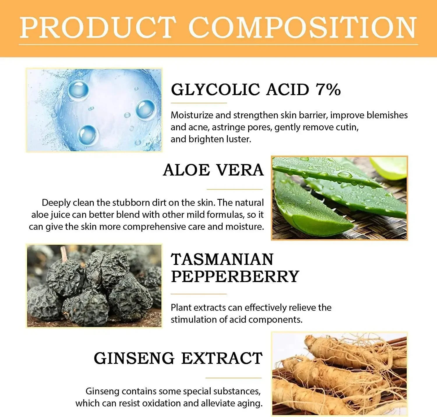 Glycolic Acid 7% Toning Solution To Remove Acne Moisturize Skin Rejuvenating Lotion Gentle Glycolic Acid Tone Exfoliating Toner